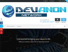 Tablet Screenshot of devanon.com
